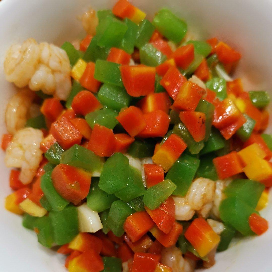 虾仁炒黄瓜胡萝卜