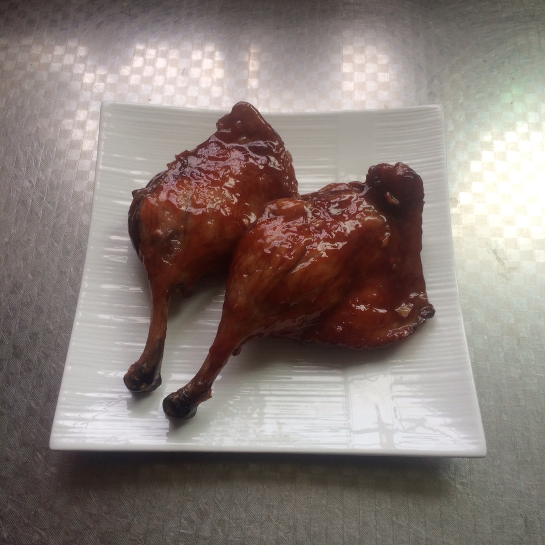 魔女龙三做的蜜汁叉烧鸭腿