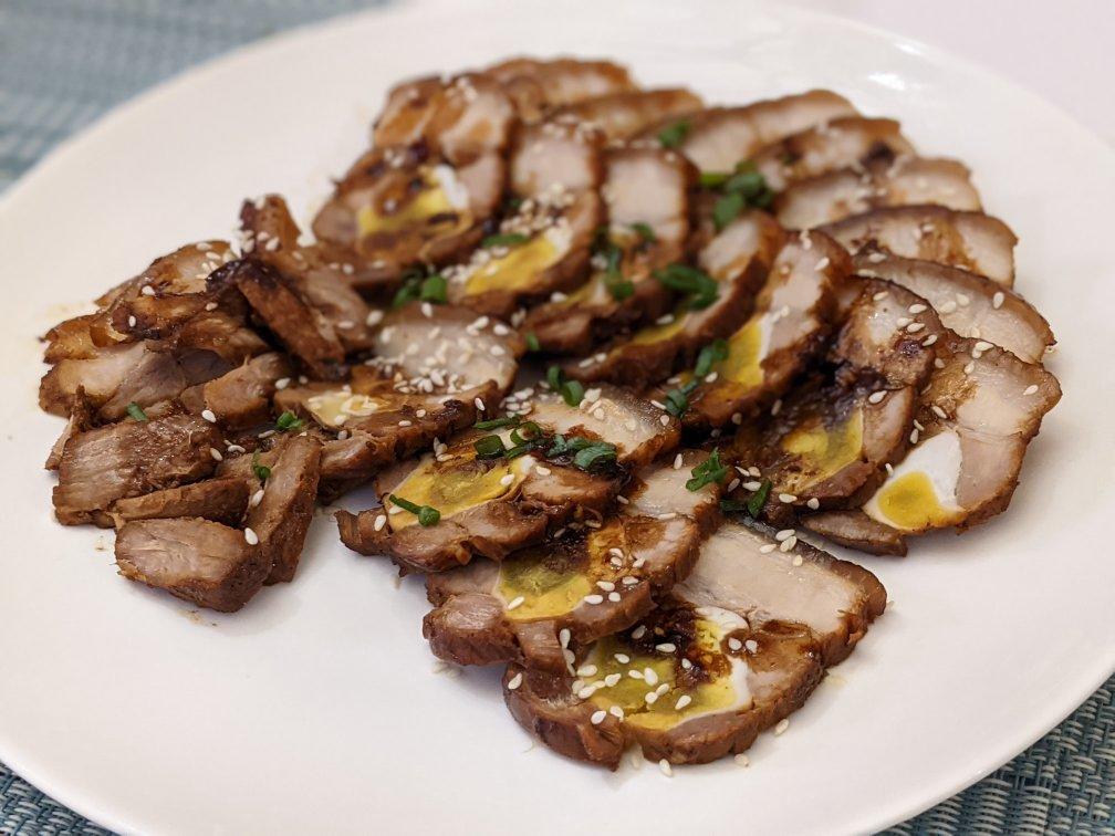 咸蛋叉烧肉（好吃得爆炸）