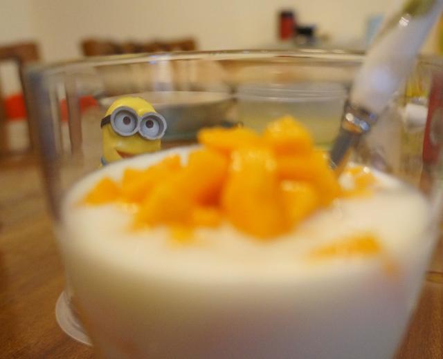 芒果布丁酸奶的做法