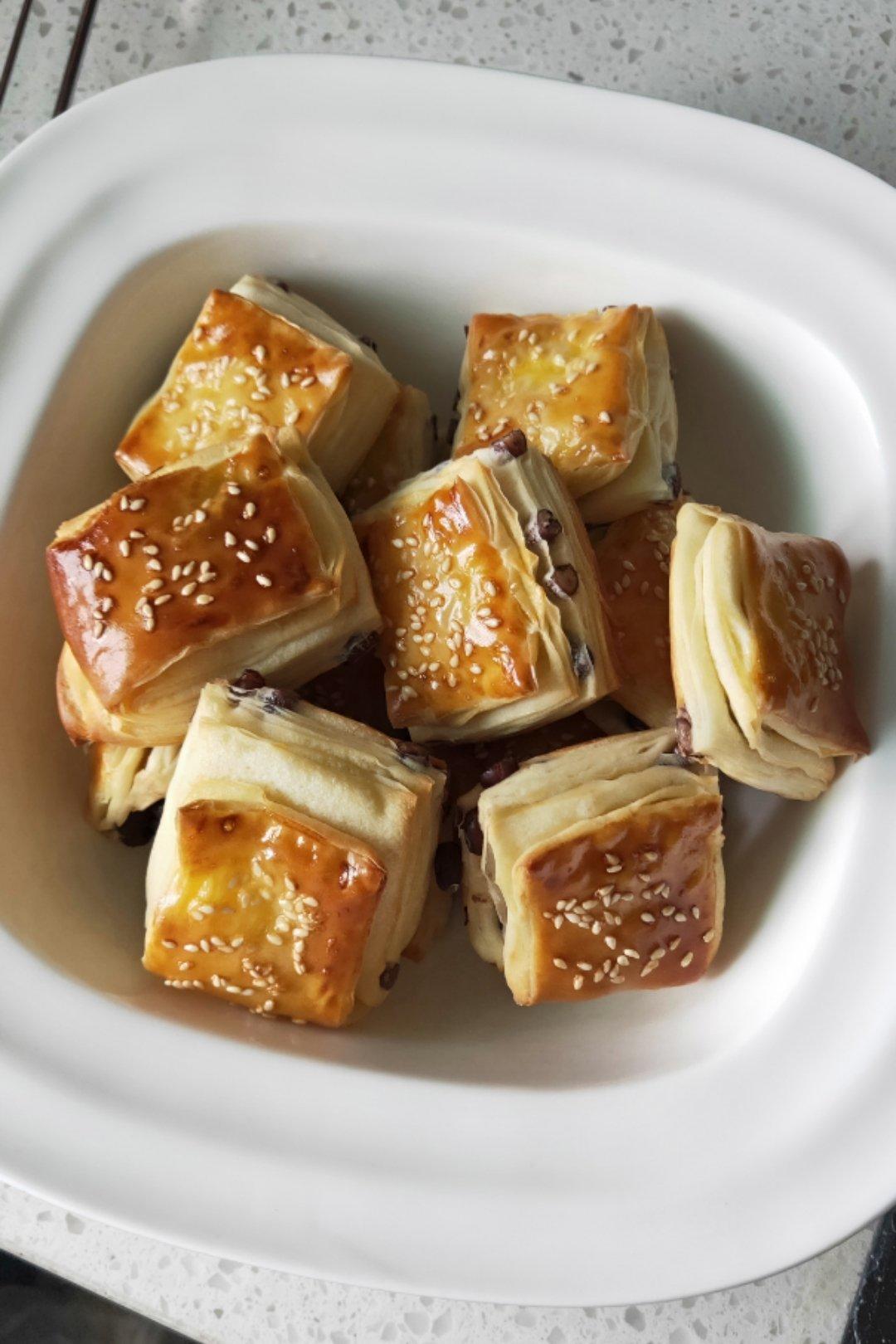 飘雪-119做的丹麦红豆饼