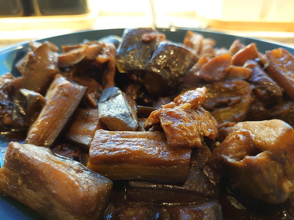 茄子烧肉片超下饭