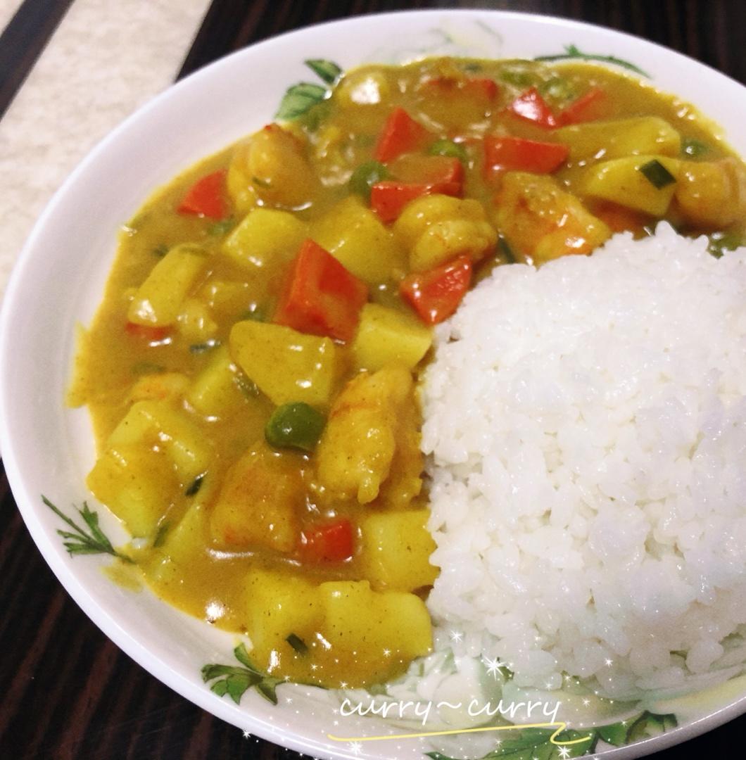 百梦多鸡肉咖喱饭