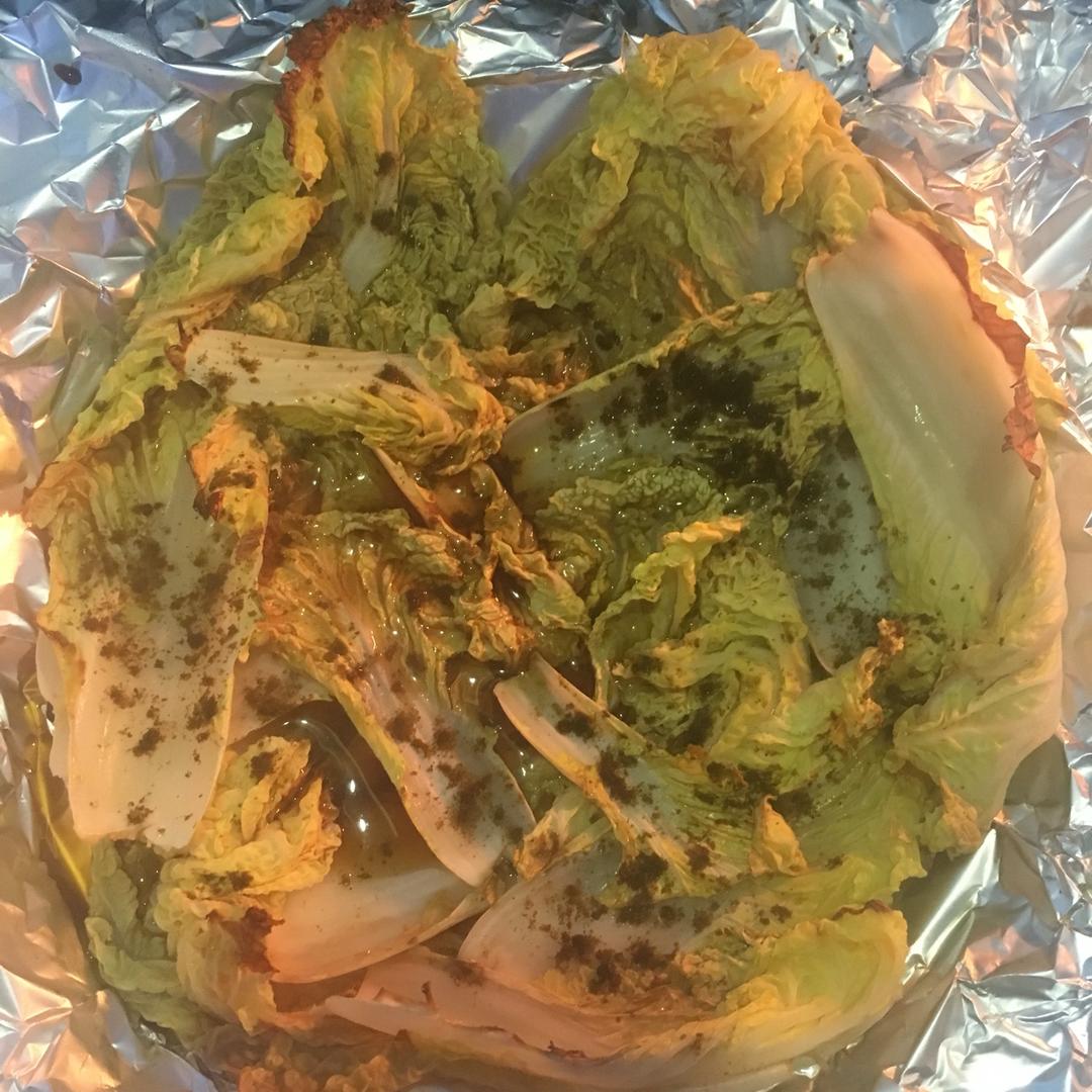 蒜烤娃娃菜（烤箱）