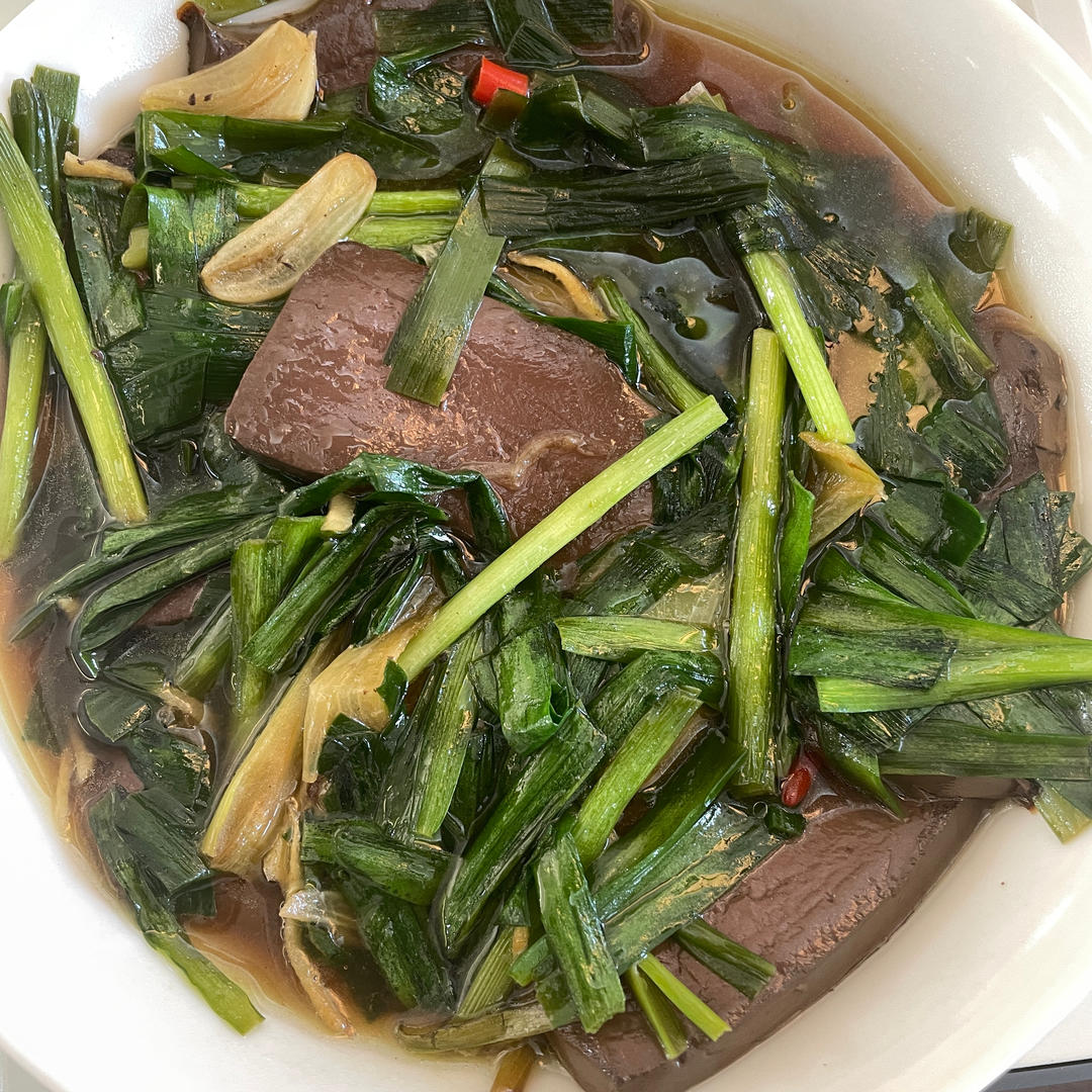 爆炒鸭血（鸡血）