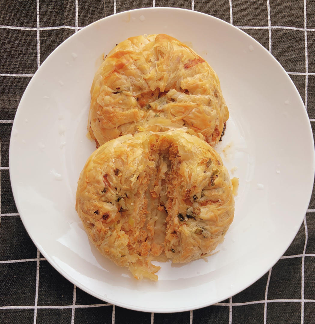 孜然鸡肉烤饼