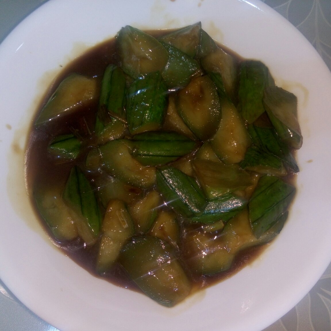 家常蚝油丝瓜 Loofa with Oyster Sauce