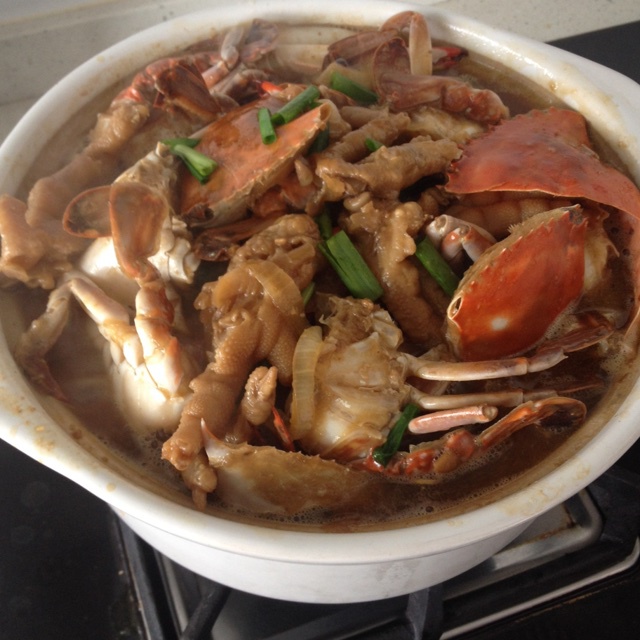 螃蟹土豆煲