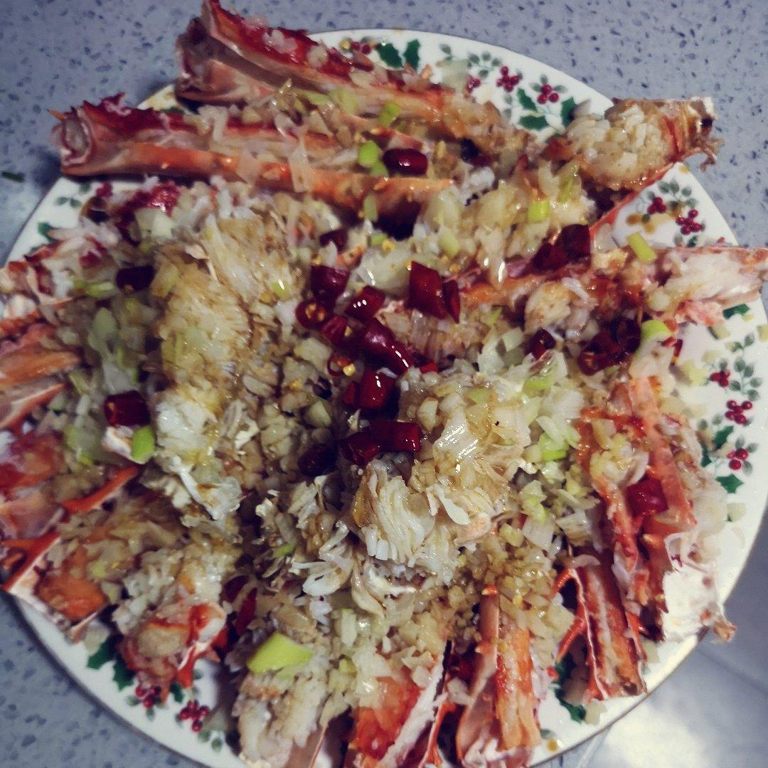 葱油帝王蟹