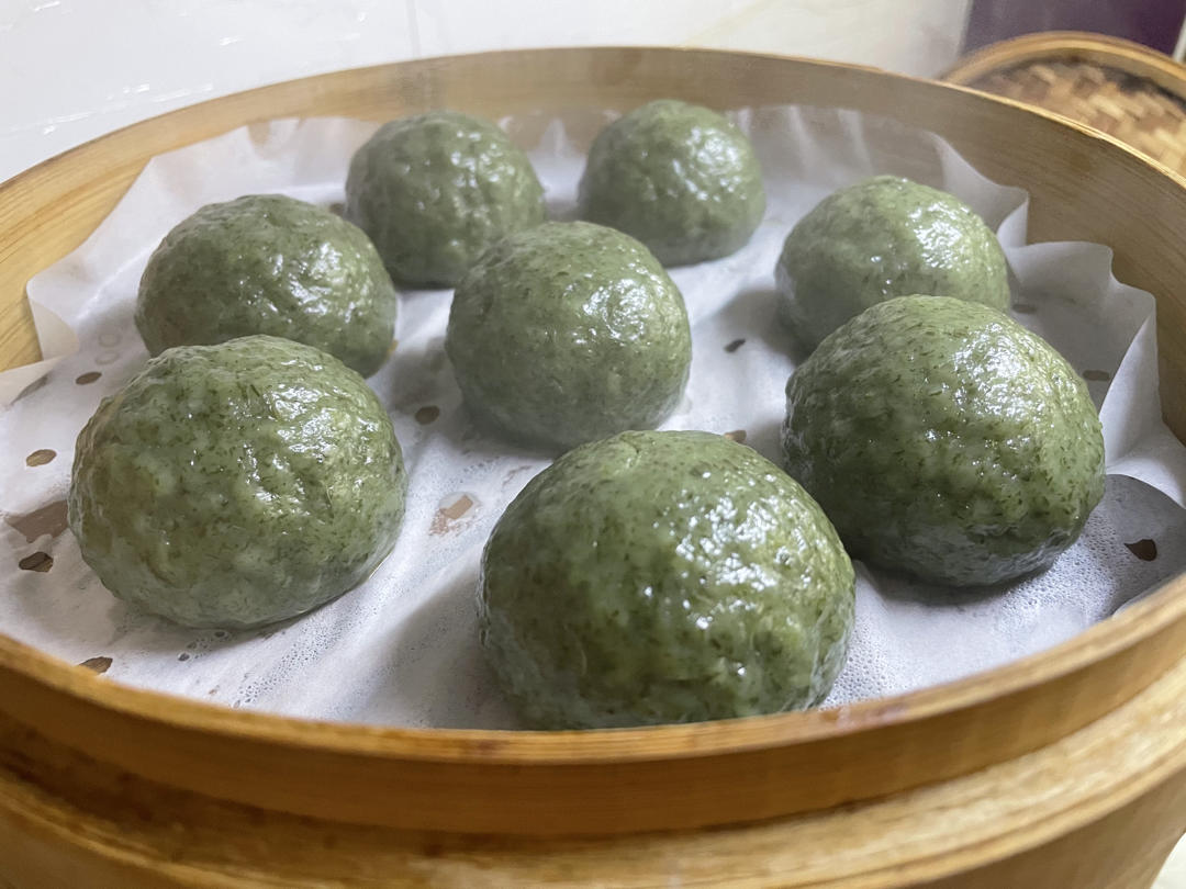 青团 | 咸蛋黄肉松馅