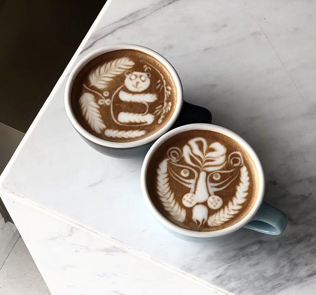 咖啡拉花～进阶版蜗牛