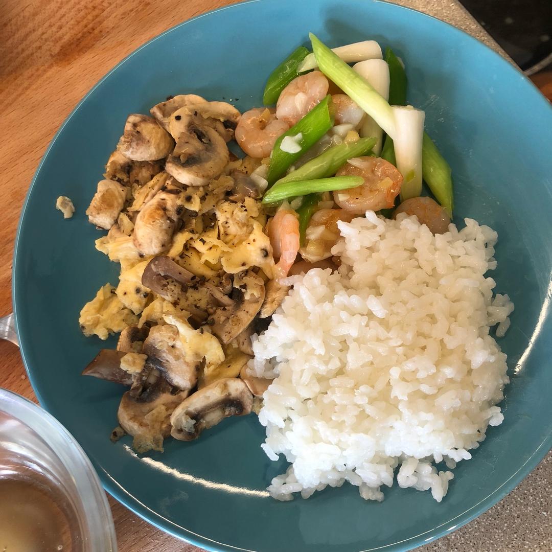 葱爆虾仁