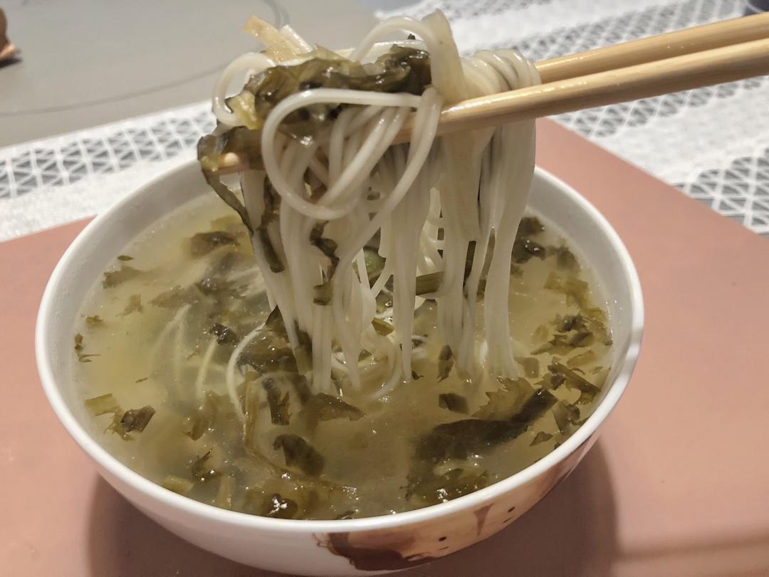雪菜肉丝面