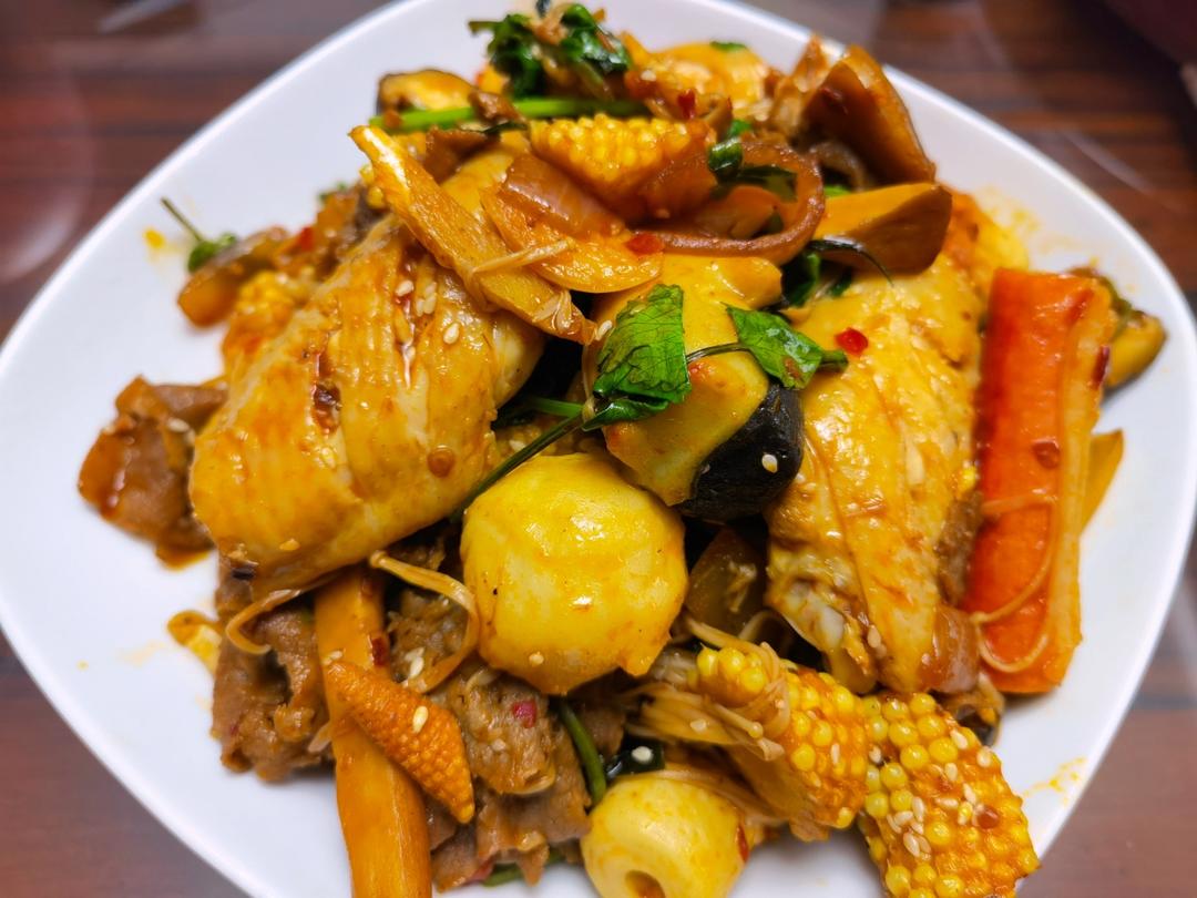 自制麻辣香锅㊙️香辣过瘾