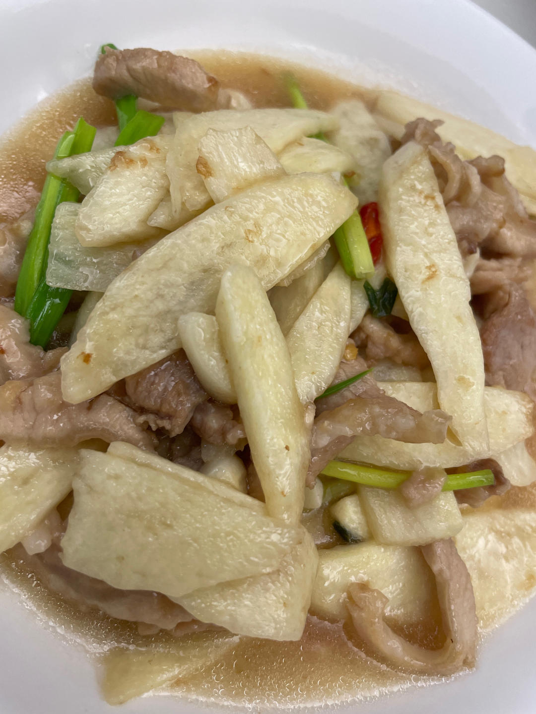 水笋炒肉
