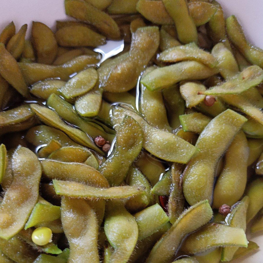 煮毛豆—不会变色版