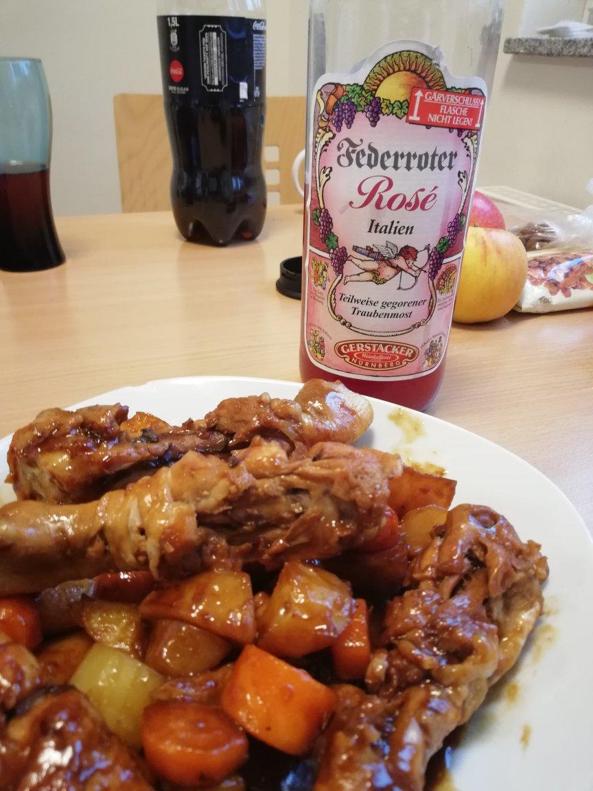 土豆焖鸡腿