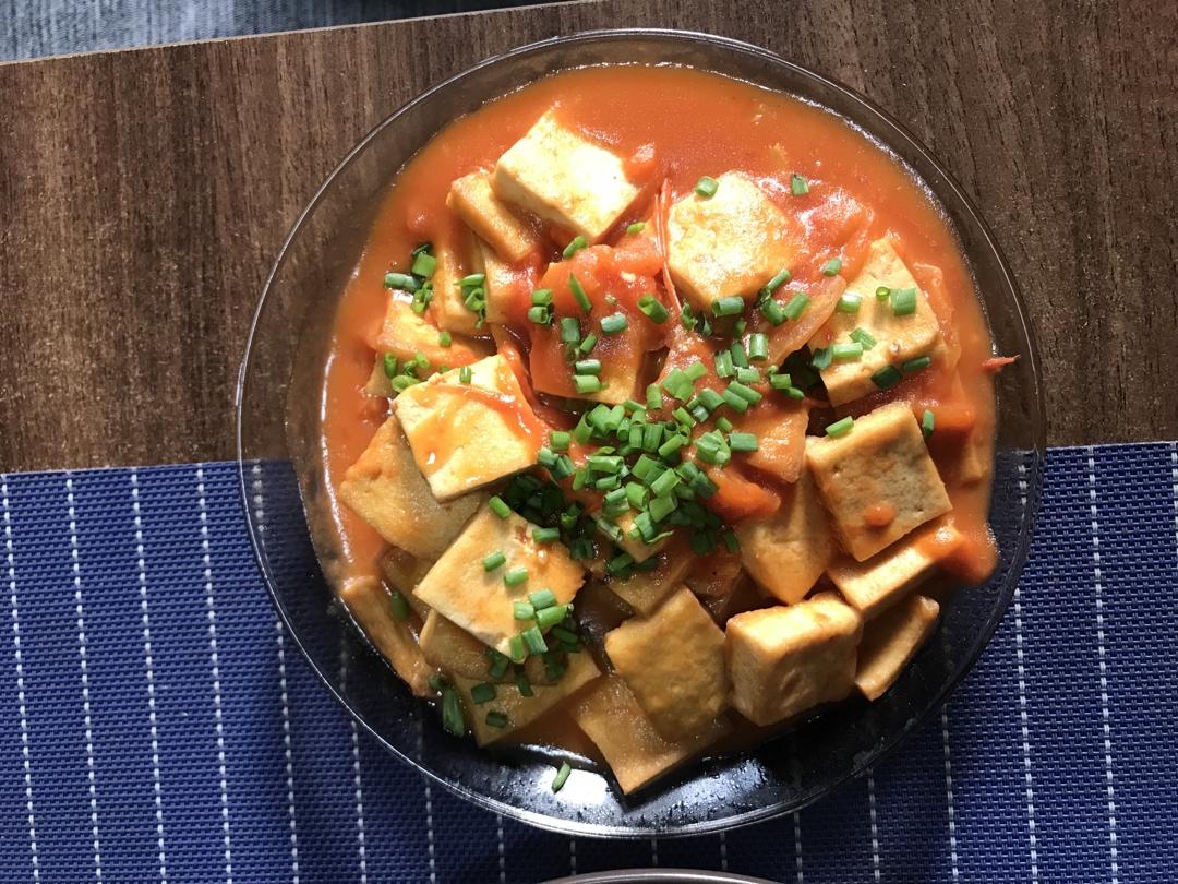 西红柿烧豆腐