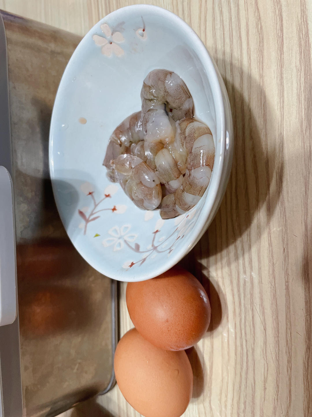 瑶柱虾仁蒸蛋羹+杂粮饭【3月北鼎蒸炖锅食谱】