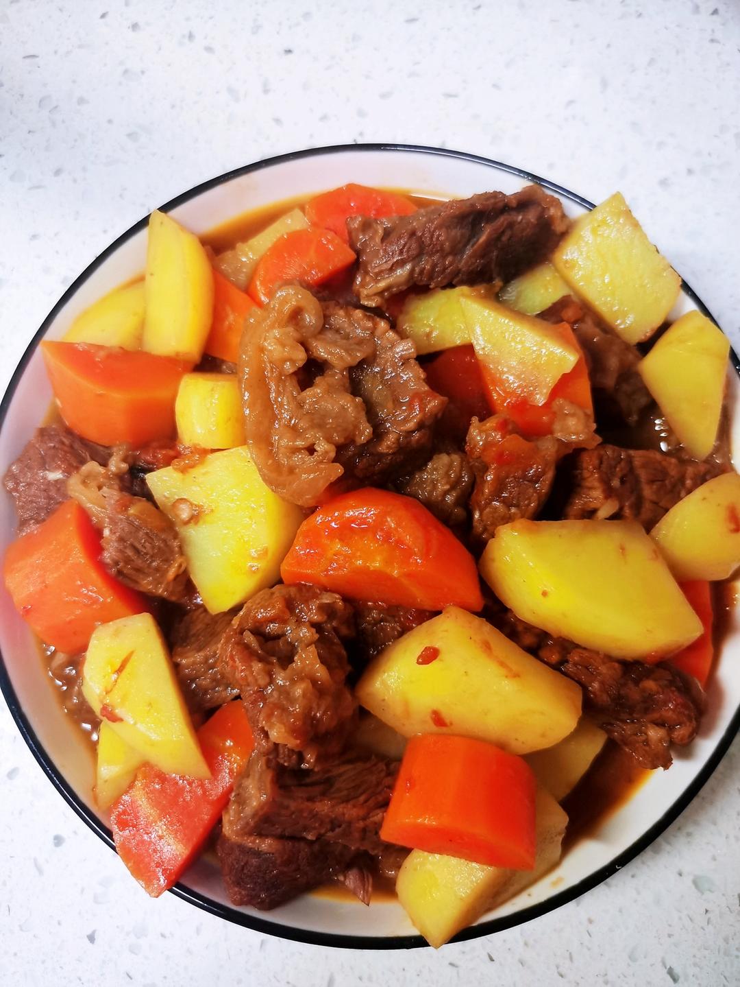 番茄土豆炖牛腩（高压锅版）