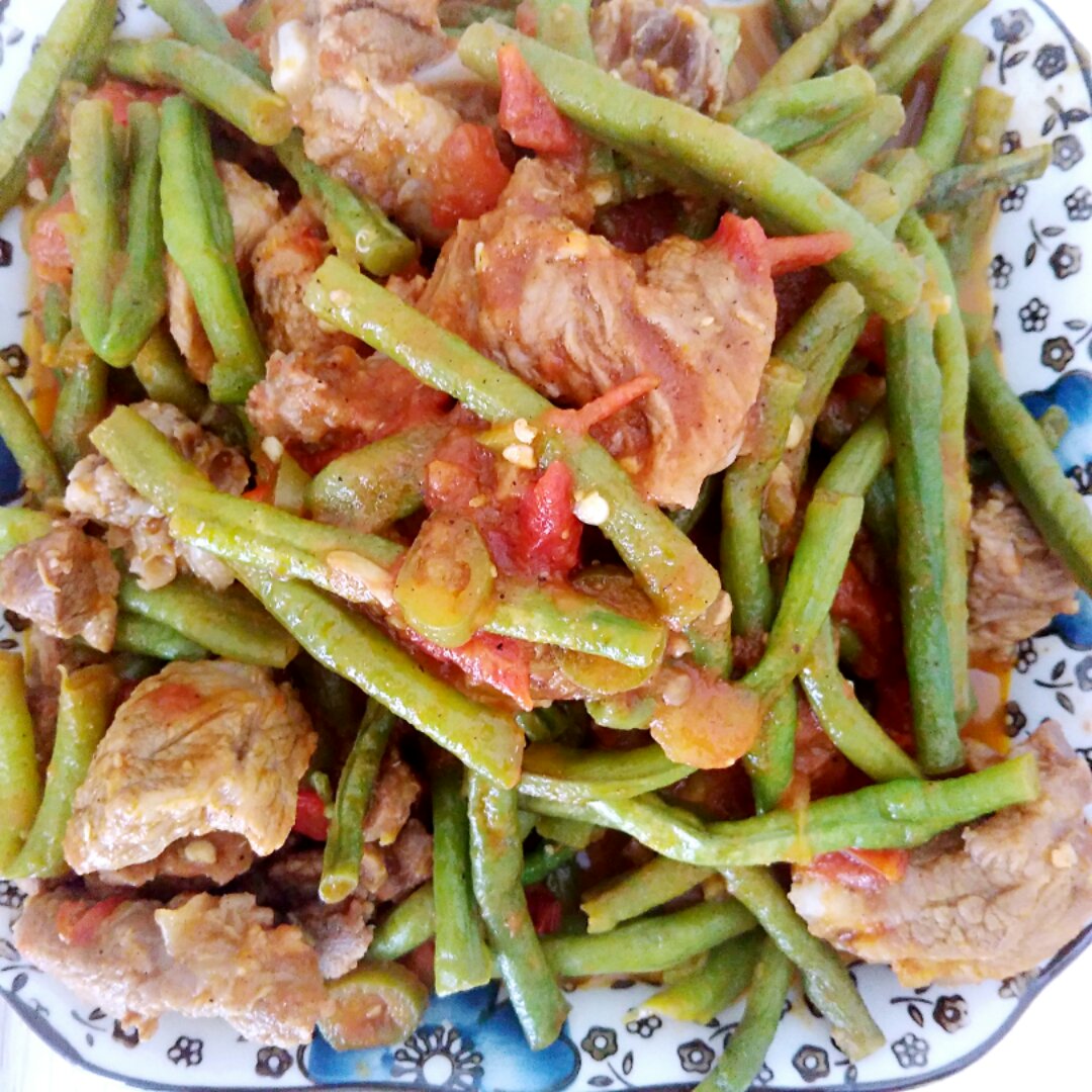 排骨炖豆角