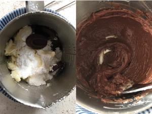 日式巧克力冰乳酪蛋糕  附超详细可可戚风做法的做法 步骤9