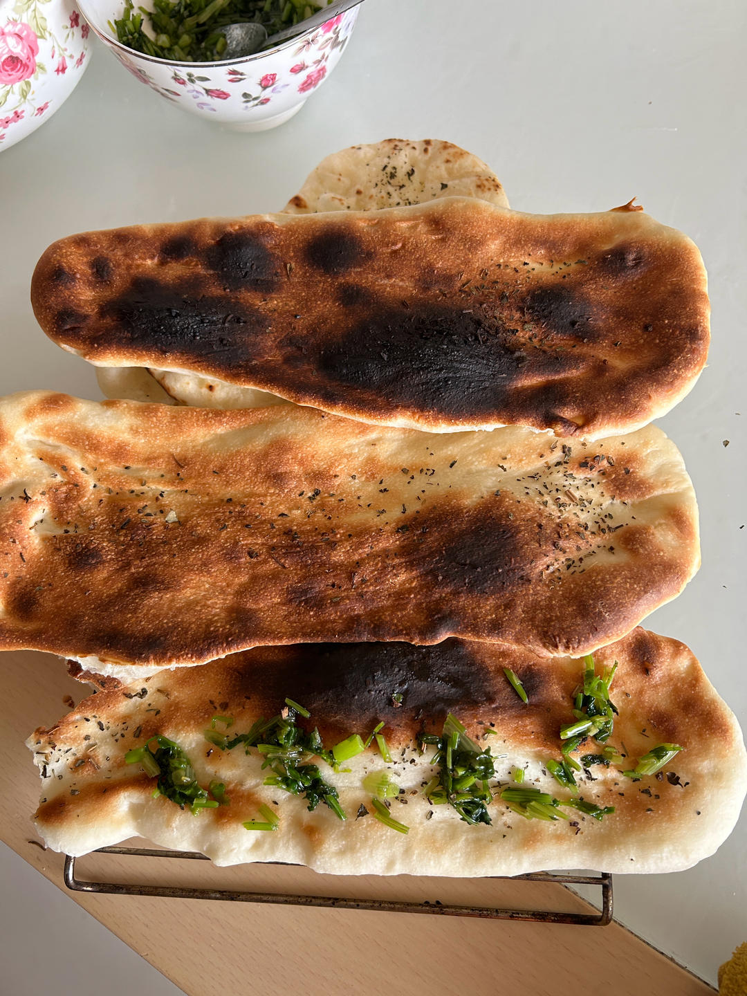 『简单省时的主食面包』印度馕饼Naan/ Indian Flatbread