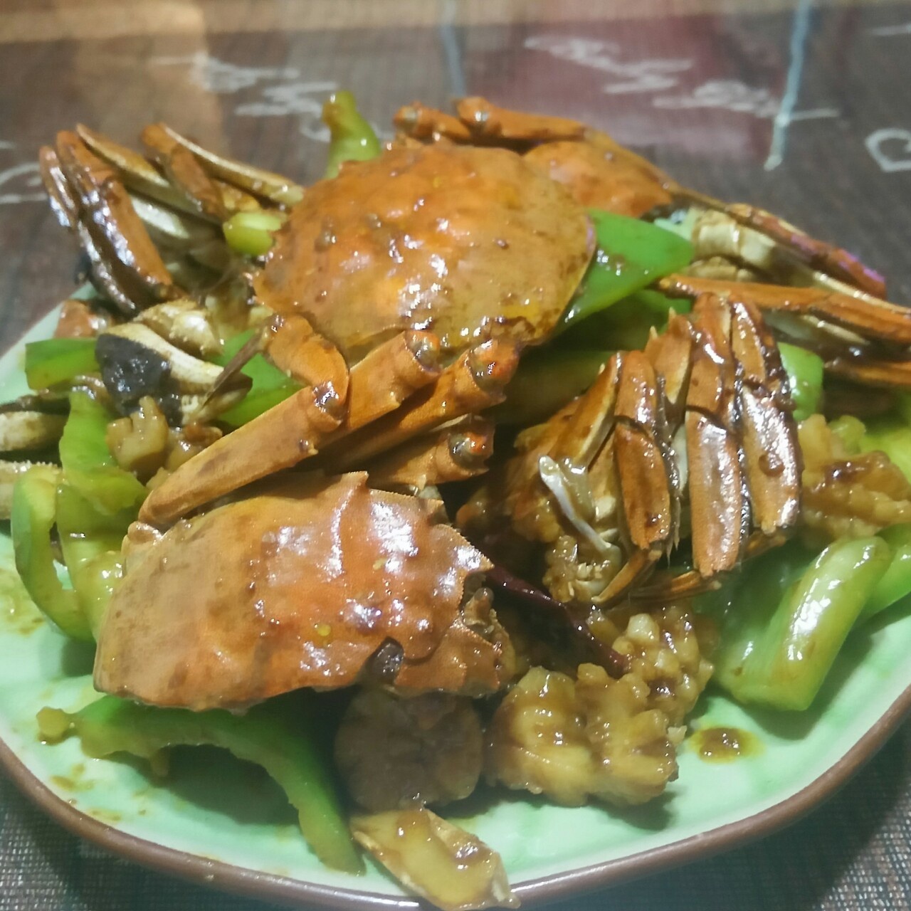 炒螃蟹