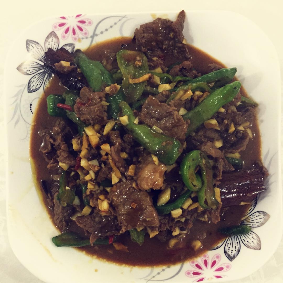 青椒牛肉