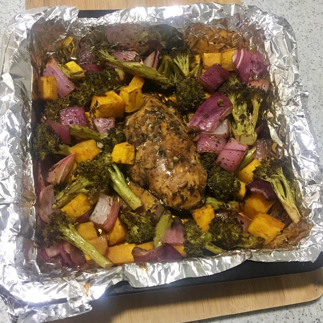 香醋烤鸡胸丨健康·三餐