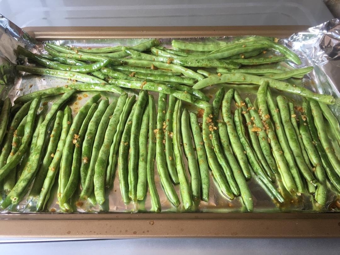 【健康三餐】香醋烤蘑菇豆角