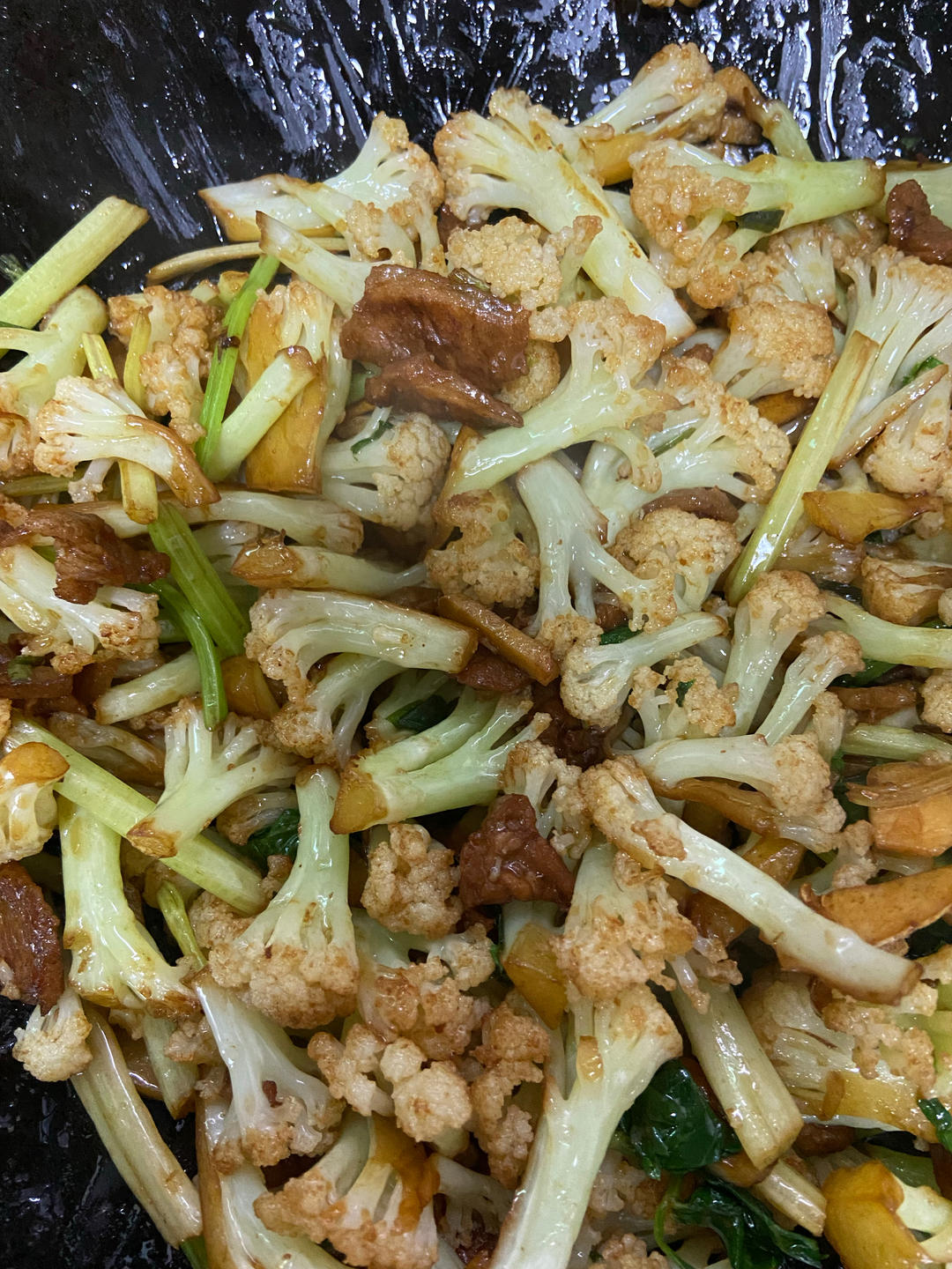 和饭店一个味道的干锅花菜