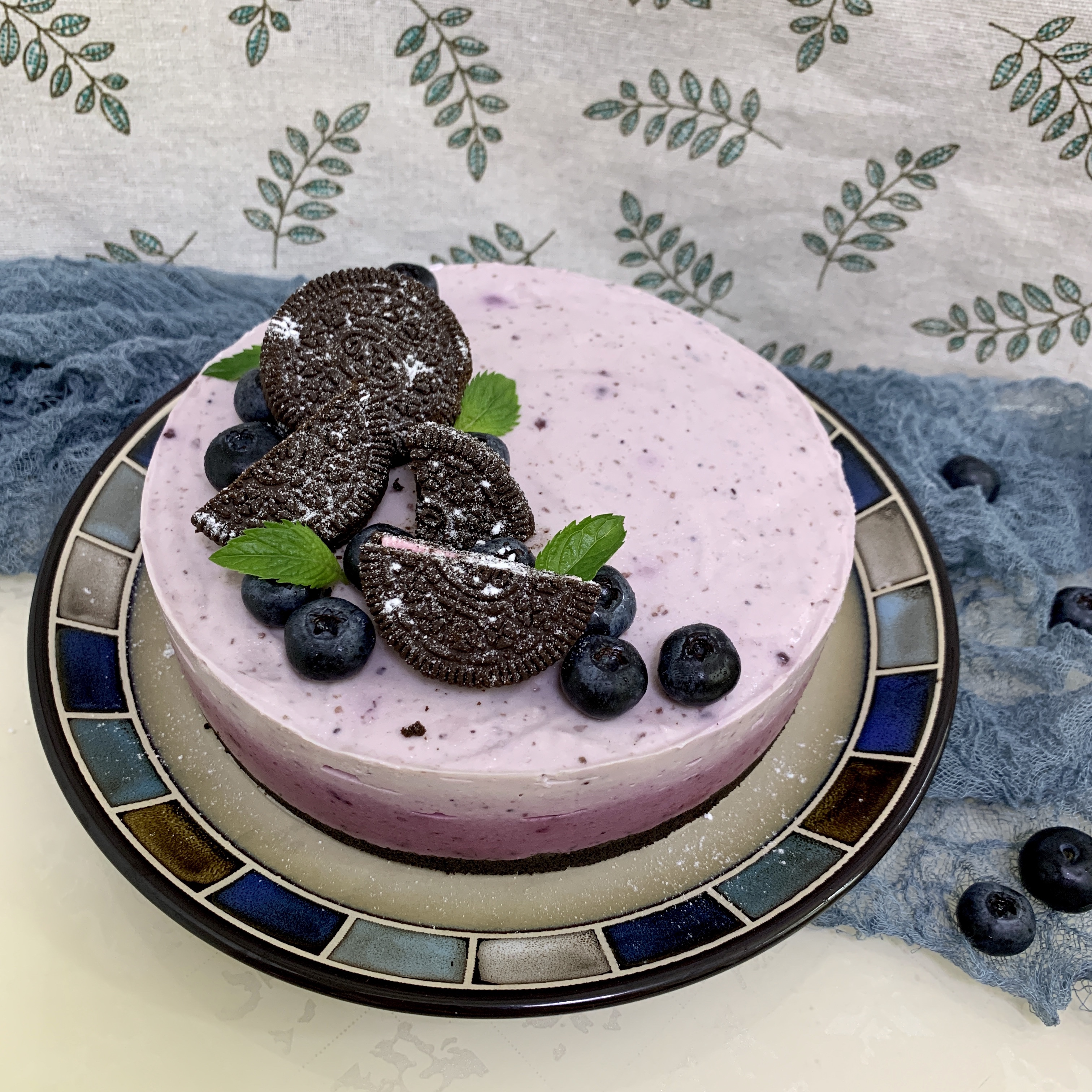 🌸蓝莓酸奶慕斯蛋糕🍰（6寸）