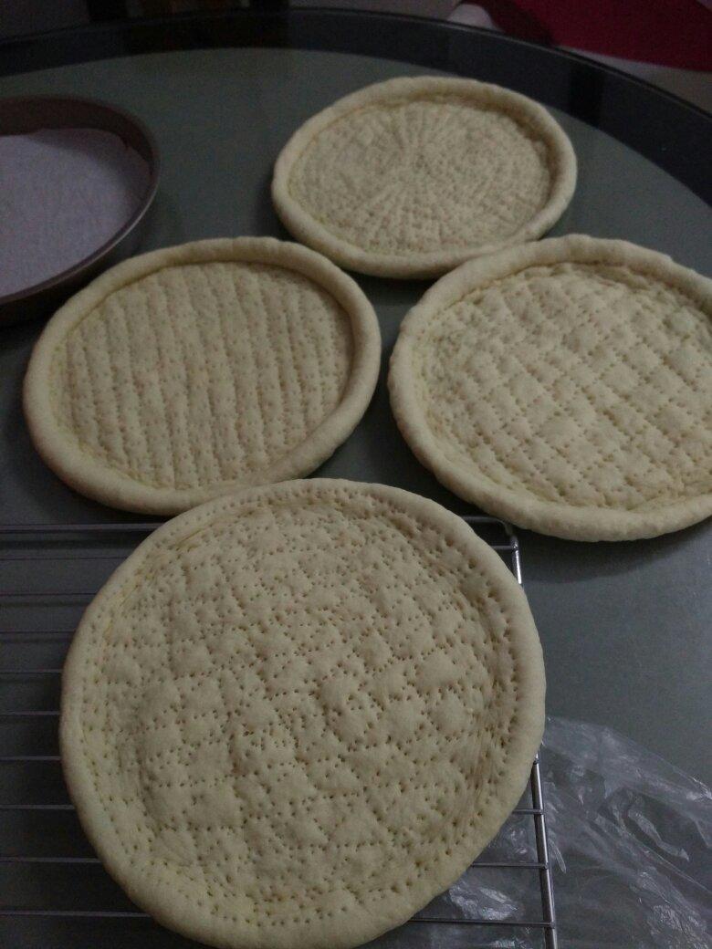 八寸披萨饼皮（四个）制作