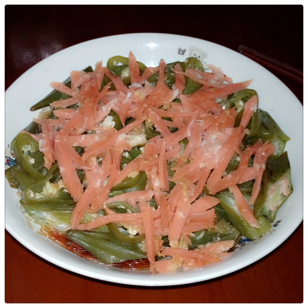 蒜茸粉丝蒸丝瓜