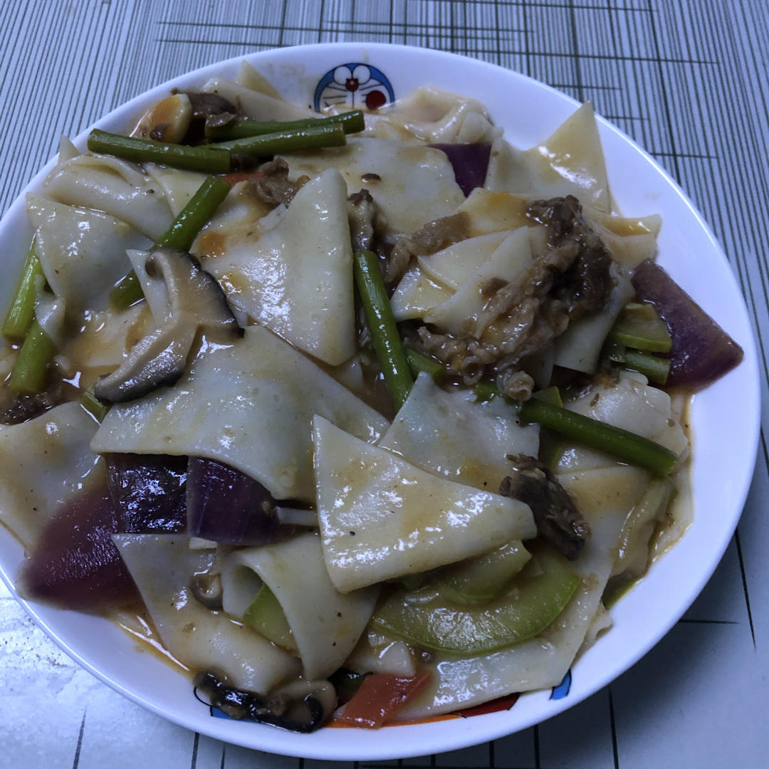 家常炒面片