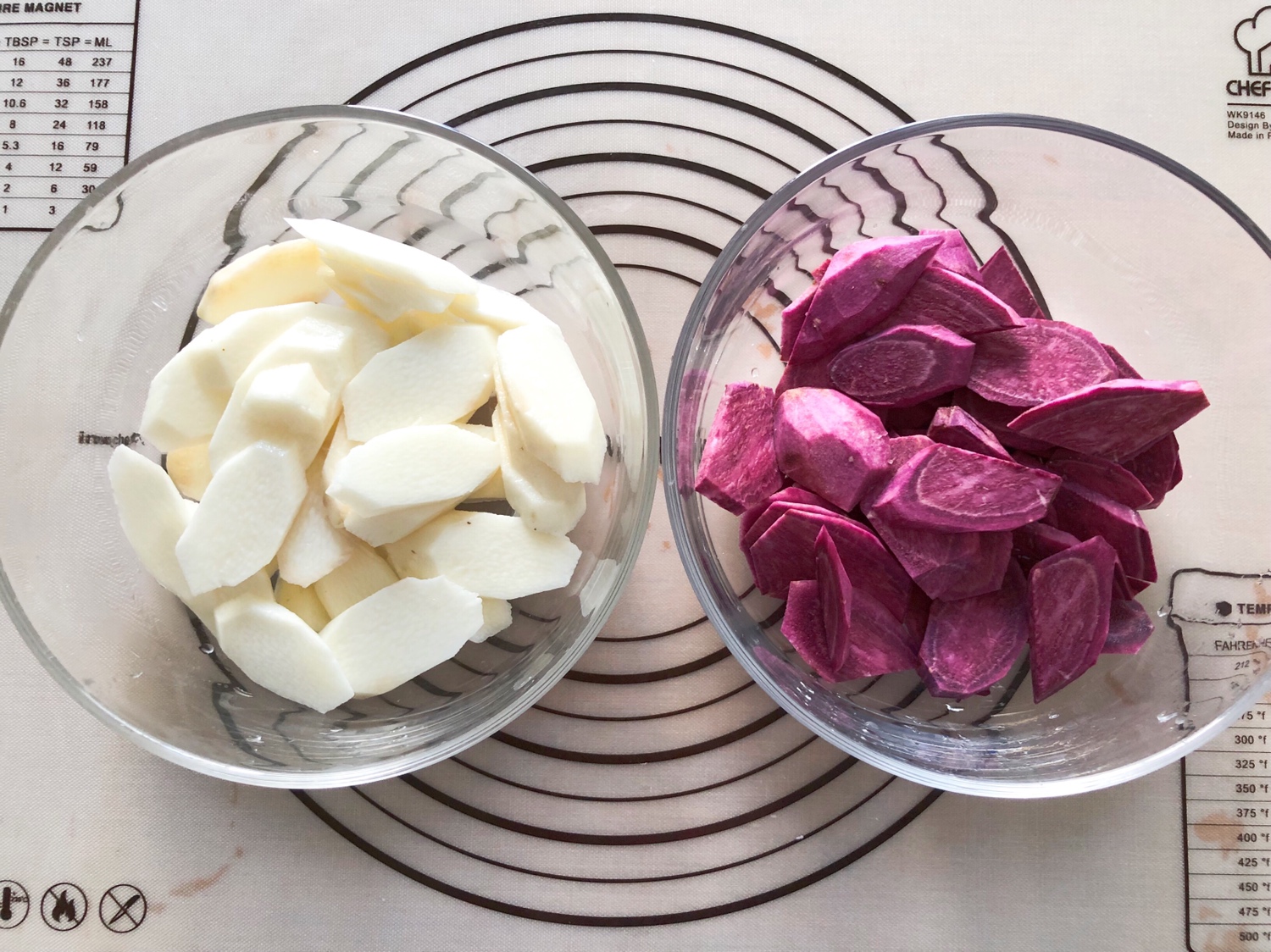 低卡低脂❗️健脾养胃的紫薯山药糕❗️巨好吃❗️的做法 步骤1