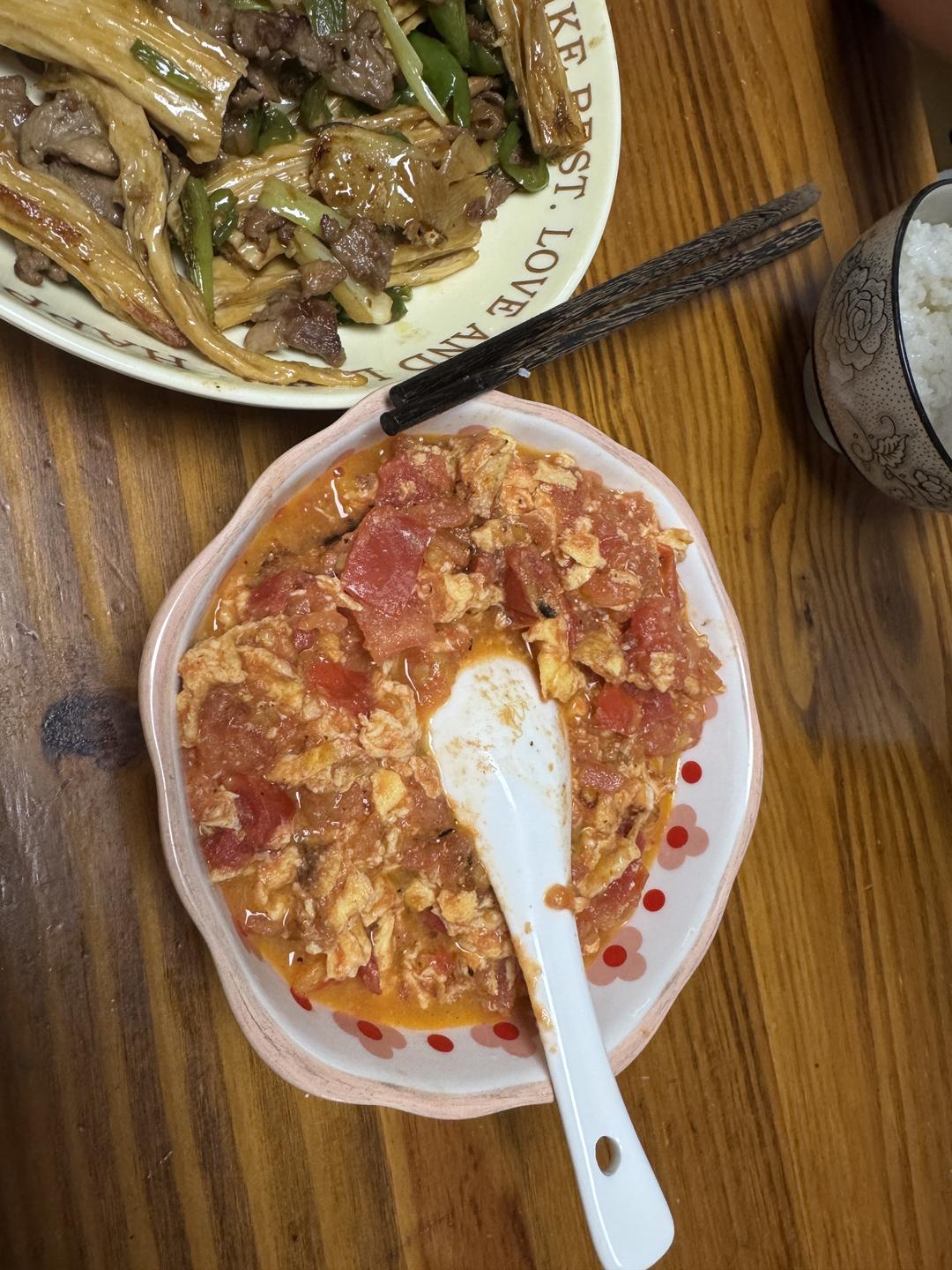 超嫩滑的番茄炒蛋