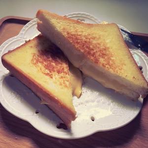 【落魄大厨】黄油芝士三明治的做法 步骤8