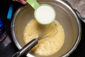 榴莲可颂面包布丁Bread Pudding【低糖版本】的做法 步骤9