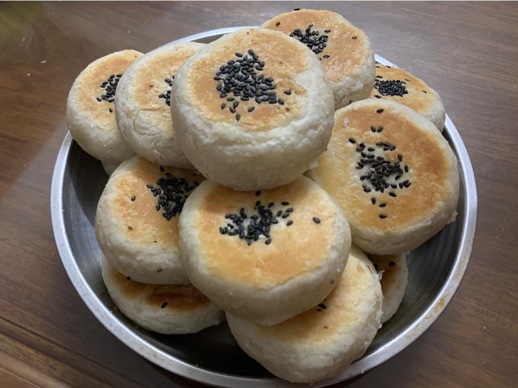 堂妈小厨——酥皮绿豆饼