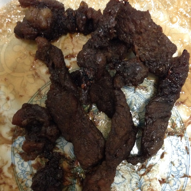 超简单微波炉牛肉干