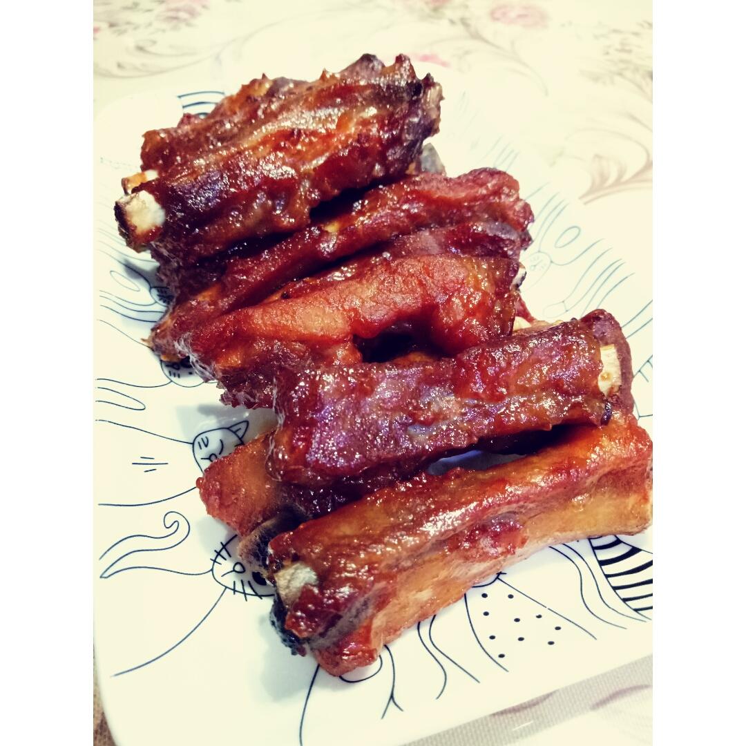 蜜汁烤排骨