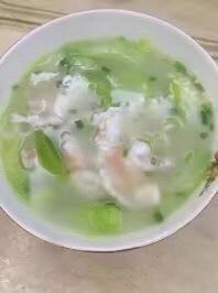 敲虾丝瓜汤的做法