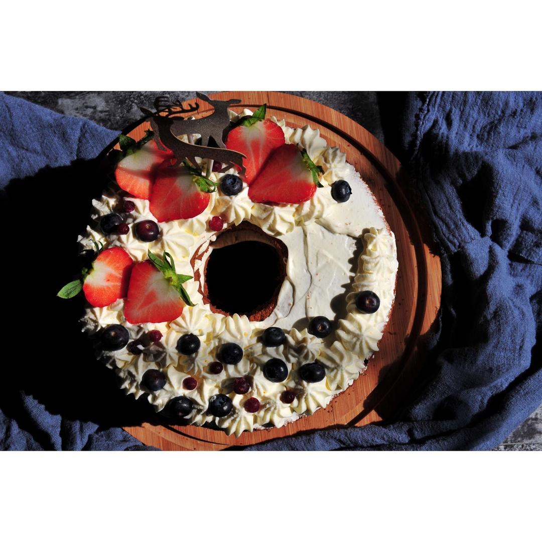 奶油装饰裸蛋糕（简易版）