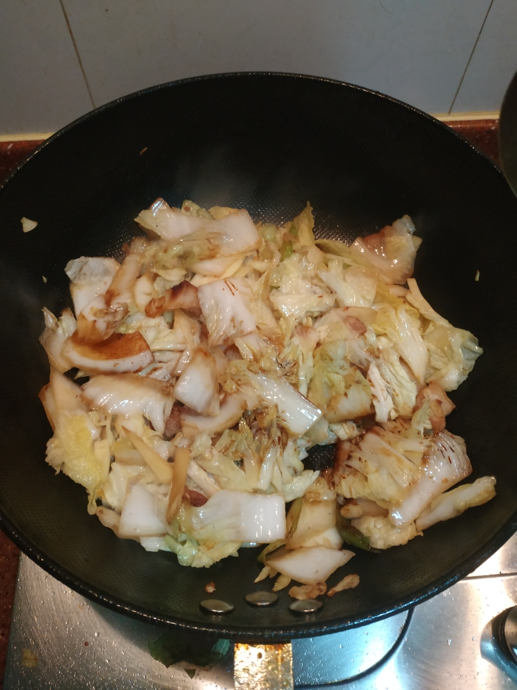 白菜炖肉的做法 步骤4