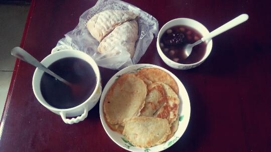 早餐:玉米饼（白领版)