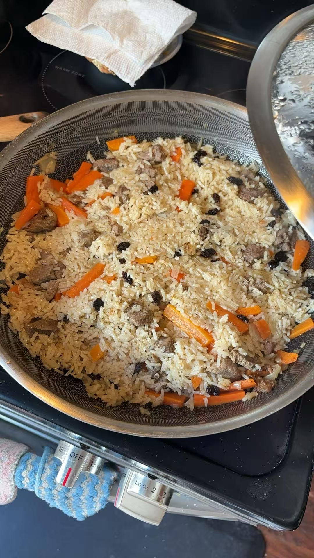 铸铁锅版羊肉手抓饭🐑。 （最简单的才最美味）
