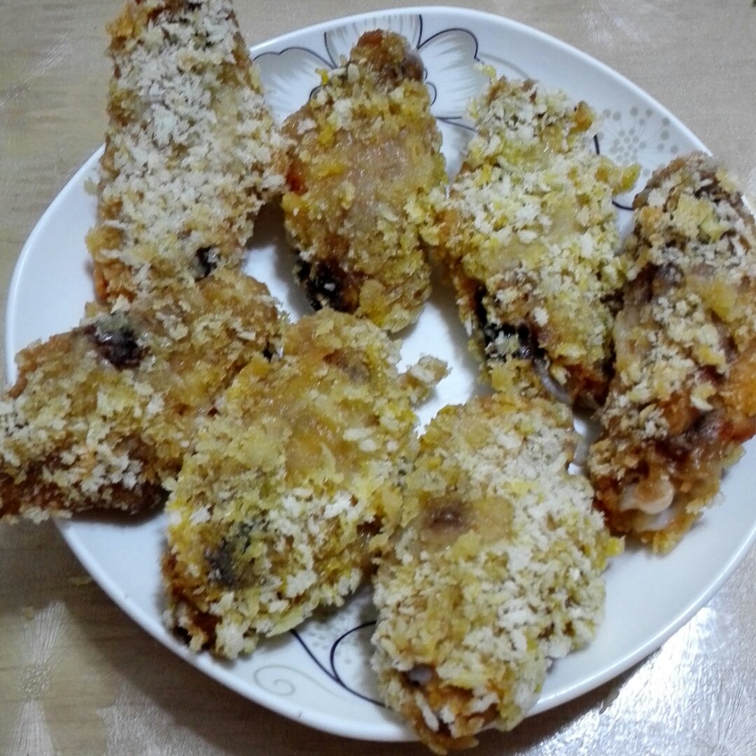 无油无烟微波炉版炸鸡翅（无难度懒人超快手菜）