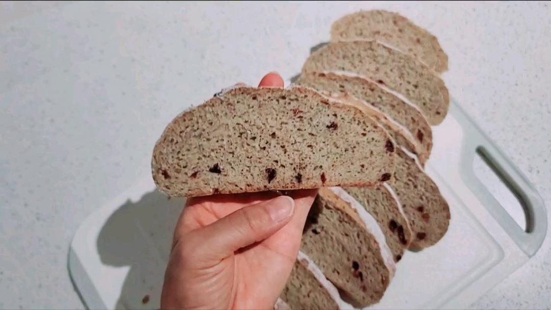 免揉健康无油全麦欧包